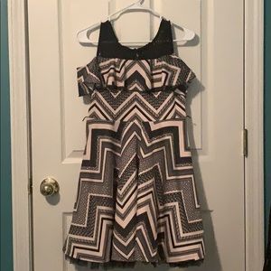 Girls’ Semi-Formal Chevron Dress